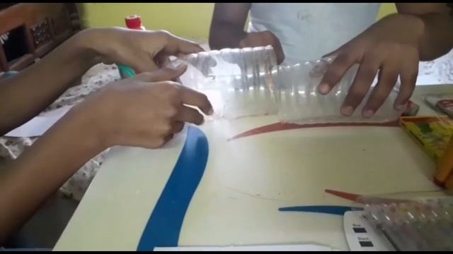How to make pens or sketches box with waste water bottle? смотреть онлайн