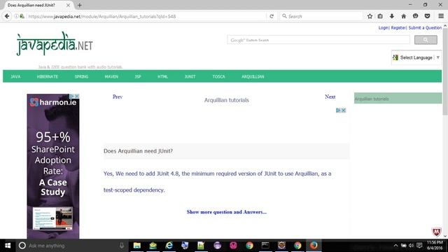 Does Arquillian need JUnit?
- javapedia.net смотреть онлайн