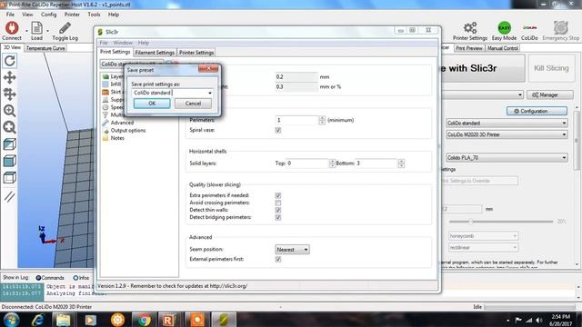 How to slice a solid vase in hollow vase in repiter host using sli3er смотреть онлайн
