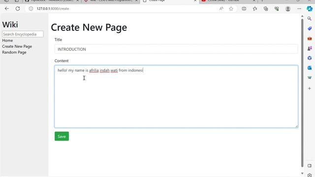 CS50W |"PROJECT 1: WIKI"| смотреть онлайн