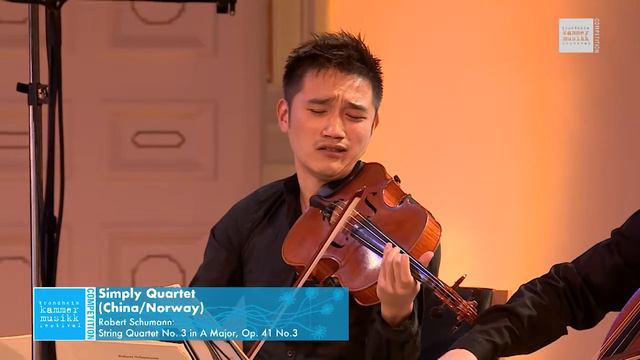 Simply Quartet - Robert Schumann: String Quartet No. 3 in A Major, Op. 41 No. 3 смотреть онлайн