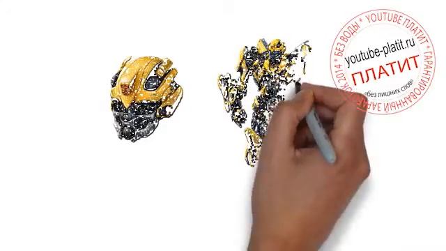 Как нарисовать трансформера легко и просто поэтапно Рисуем поэтапно трансформеров смотреть онлайн