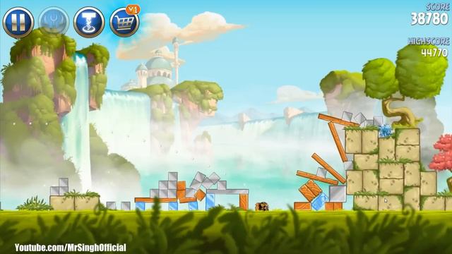 Angry Birds Star Wars 2 - Naboo Invasion B1-5 HD Highscore 3-Stars Naboo Invasion Level B1-5 смотреть онлайн