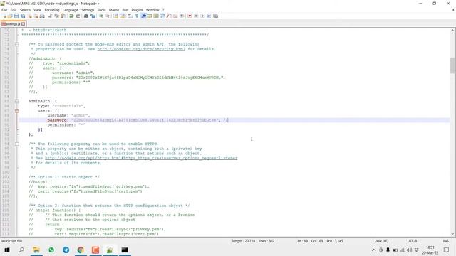 Secure Flow and Dashboard Node Red on Windows смотреть онлайн