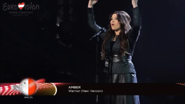 Amber - Warrior (FINAL VERSION) | Eurovision 2015 - Malta смотреть онлайн