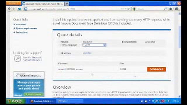 AoM Msxml 4.0 Error Fix