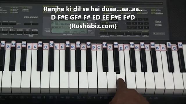 Gerua Song - Piano Tutorials - Dilwale - Full Notes | 1200 Songs BOOK/PDF @399/- 7013658813 смотреть онлайн