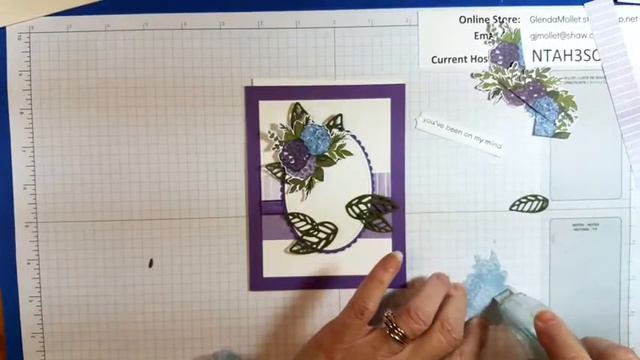 Hydrangea Hill Designer Paper Card Video смотреть онлайн