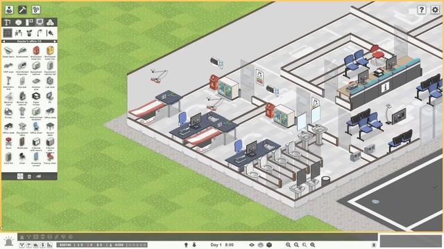 New Hospital Tycoon game! ep 1 - Project Hospital gameplay смотреть онлайн