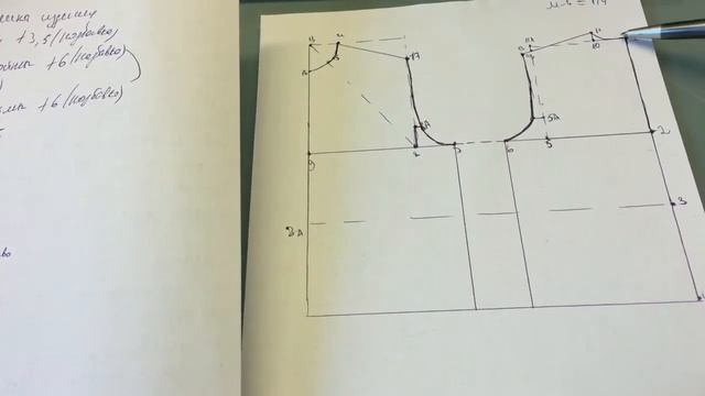 ПОСТРОЕНИЕ ОСНОВЫ ВЫКРОЙКИ ПУЛОВРА смотреть онлайн