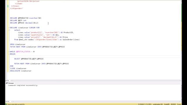 T-SQL: Extracting values from XML with multiple nodes смотреть онлайн