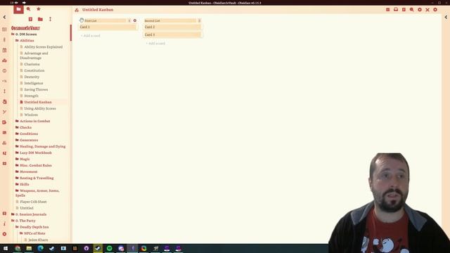 Obsidian - Custom DM Screens with Kanban смотреть онлайн