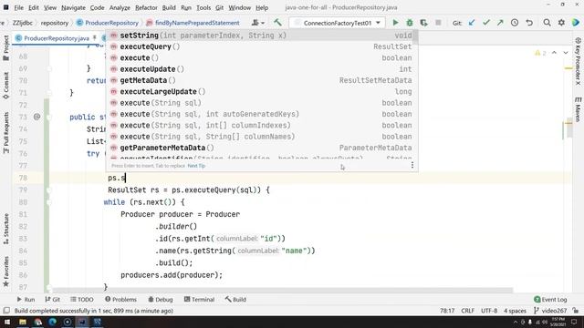 268 - JDBC pt 17 - PreparedStatement pt 01 смотреть онлайн