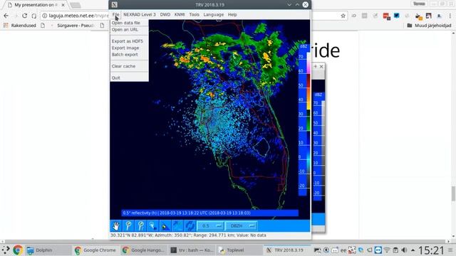 An update on TRV - my radar viewer written in Python смотреть онлайн
