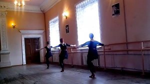 Урок народного танца - Па тортье (Зигзаги)