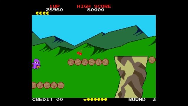 Pac-Land First Level Arcade Game MAME Retrogaming Video Games Pac Man смотреть онлайн