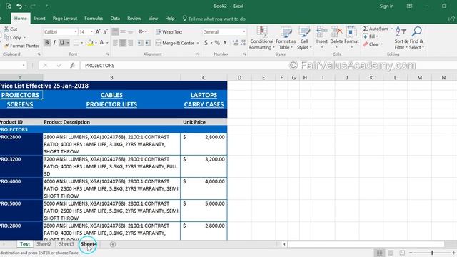 Excel 6 2 1 Creating multiple sheets and checking the reference links смотреть онлайн