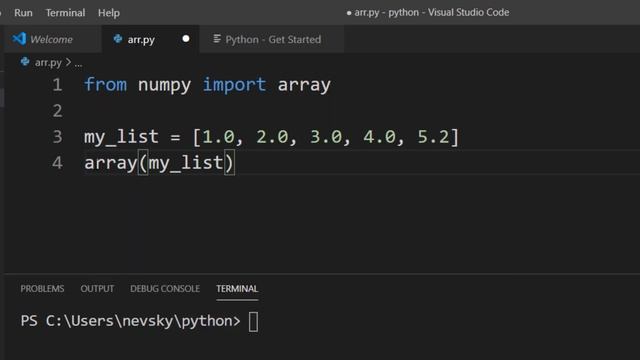 How to Convert Python List to NumPy Array смотреть онлайн