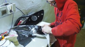 ВРОТ НЕ ВЬЕ«ЕННЫЙ ТЮНИНГ ФАР и полировка Skoda octavia a5. TUNING OF HEADLAMPS. ASP