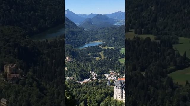 Путешествие, Германия, Бавария, Альпы в Германии, Замок Нойшванштайн.Castle Neuschwanstein. смотреть онлайн