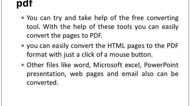 Simple Steps For Converting From Html To Pdf смотреть онлайн