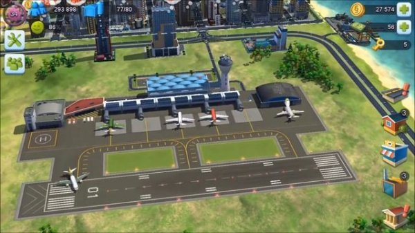 SimCity Buildit Airport Completed !