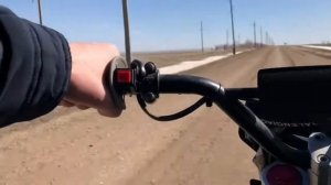 НА ХОДУ ОТКРУТИЛСЯ РУЛЬ НА ПИТБАЙКЕ