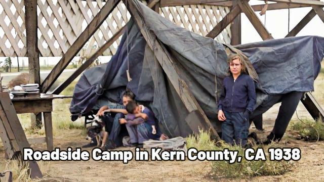 1930s USA - 38 Photos of the Great Depression in America (Colorized) смотреть онлайн