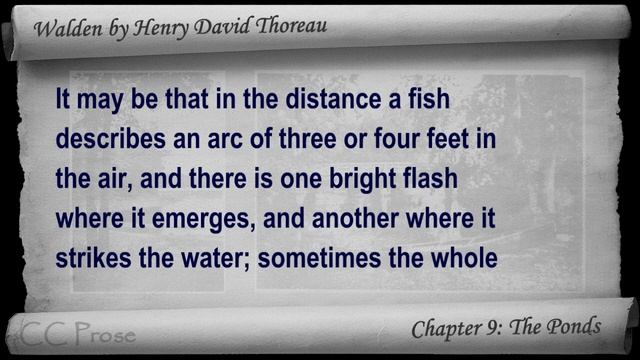 Chapter 09 - Walden by Henry David Thoreau - The Ponds смотреть онлайн