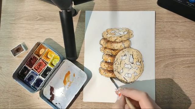 Как нарисовать печеньки Поддержи Аню лайком ?? Урок по скетчингу для начинающих смотреть онлайн