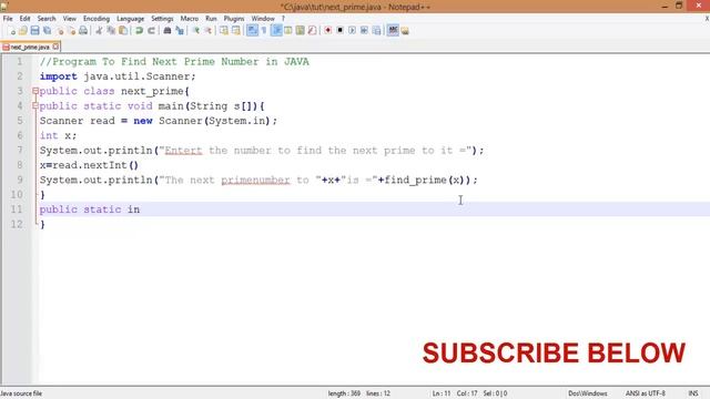 Programe To Finding Next Prime Number In Java смотреть онлайн