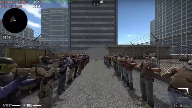 ? NVIDIA GeForce MX450 (GDDR6, 25W) - CS:GO Gameplay Benchmarks (1080p)