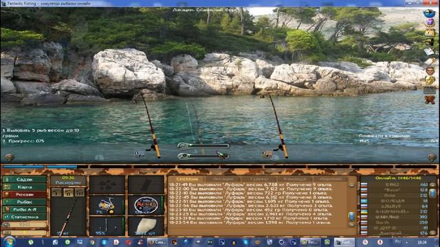 Fantastic Fishing . Рыбалка .Игра . Лаборатория -Эволюция -Белорыбица -Рыба бонитонк - Луфарь смотреть онлайн