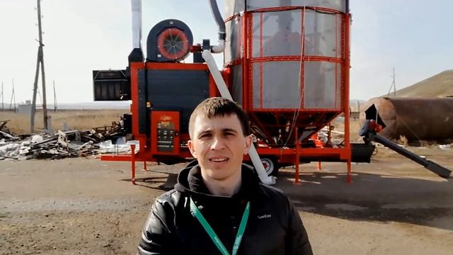 подробное описание зерносушилки AgroDry SF на угле смотреть онлайн