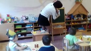 Педагогическое занятие воспитателя в детском саду