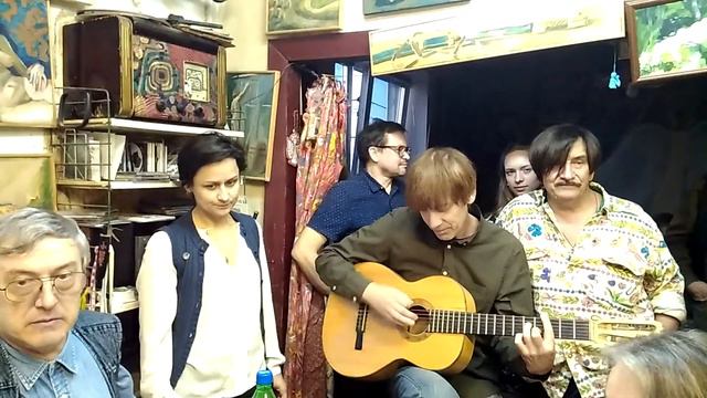 Владимир Козлов в мастерской Виктора Тихомирова 13.05.2017 Часть 3 смотреть онлайн