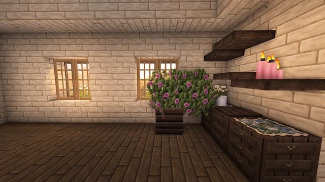 Minecraft Interior Ideas Tutorial | Cottagecore Minecraft House ? смотреть онлайн