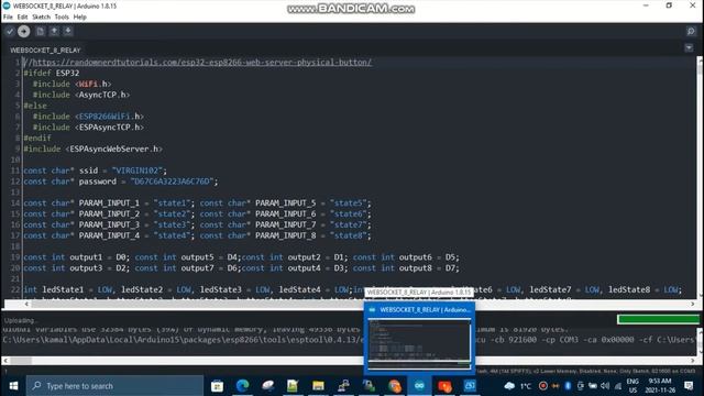 WEBSOCKET nodemcu (esp8266) смотреть онлайн
