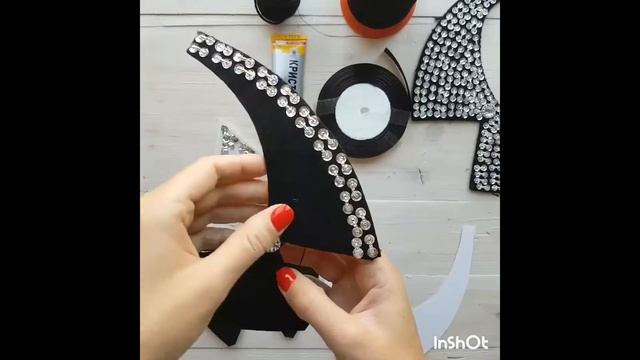 Съемный воротник с пайетками своими руками. Часть 2/ Felt collar with sequins смотреть онлайн