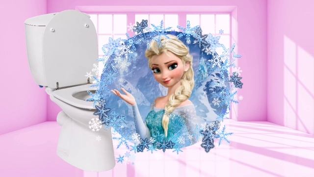 Принцесса Эльза КАКАЕТ в ТУАЛЕТЕ. КАКАШКИ Эльзы - Холодное Сердце смотреть онлайн