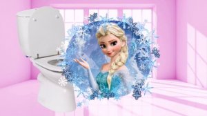 Принцесса Эльза КАКАЕТ в ТУАЛЕТЕ. КАКАШКИ Эльзы - Холодное Сердце