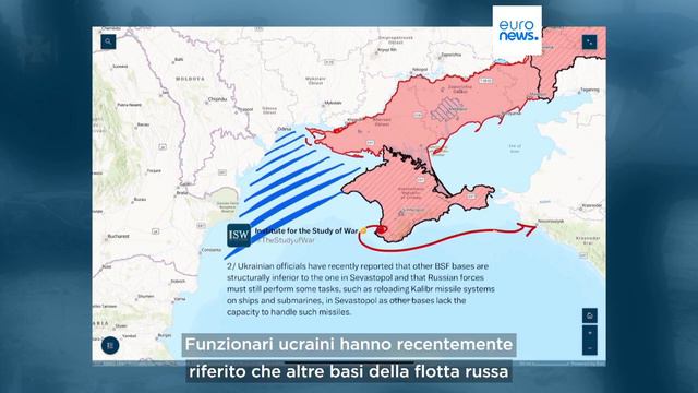 Guerra in Ucraina, a Sebastopoli colpito centro di comunicazione della flotta russa nel Mar Nero смотреть онлайн
