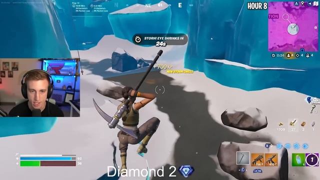 Solo Bronze to Unreal in ONE STREAM (24 Hours Fortnite Ranked) смотреть онлайн