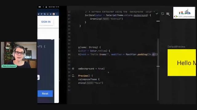 Getting started with Jetpack Compose Maia Grotepass смотреть онлайн