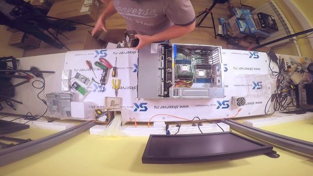 Сервер за 700+ тысяч! Сборка сервера SK Gelios R2316I8 G4 смотреть онлайн