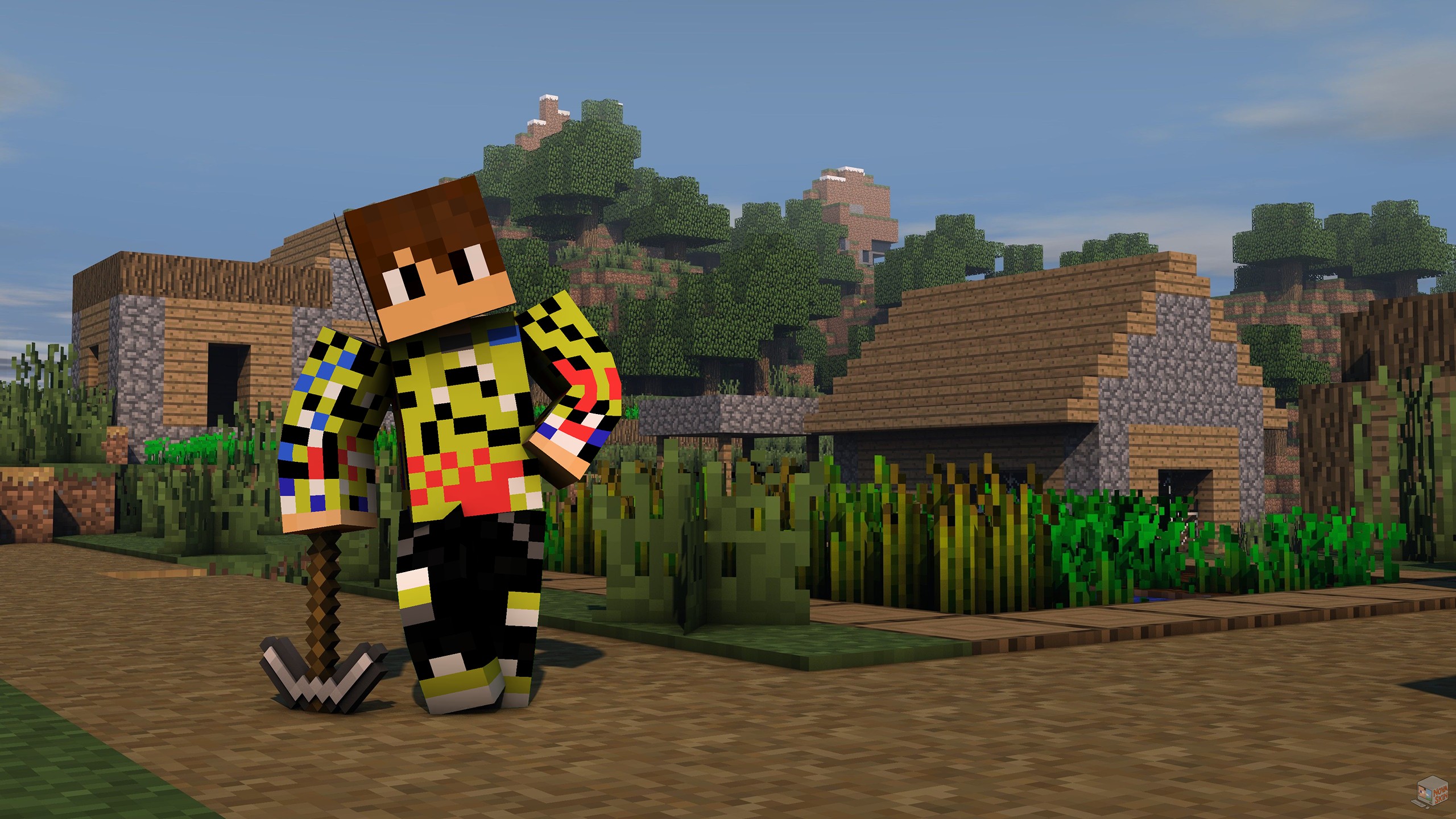 Я перестраиваю деревню в майнкрафте смотреть онлайн