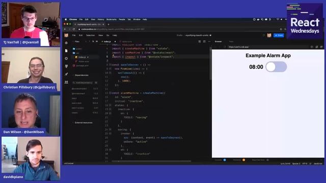 #React Wednesdays: XState and JavaScript State Machines смотреть онлайн