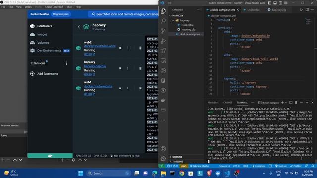 Managing VM with Docker Swarm in a High Availability Cluster using Concept of Kubernetes(HA Proxy) смотреть онлайн
