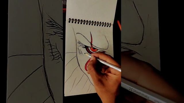 joker free hand colour drawing #shorts #artist #art #joker смотреть онлайн