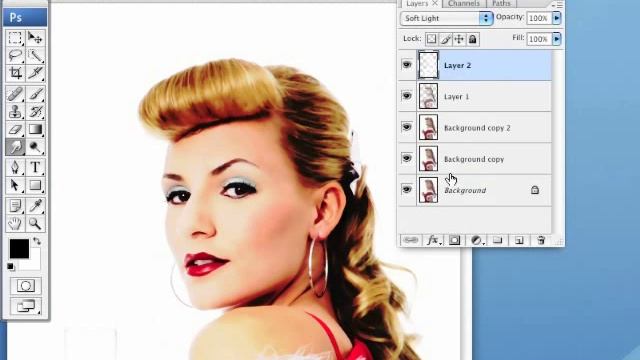 Pinup Girl - Photoshop Tutor смотреть онлайн